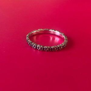 Sterling Silver Baby Flower Beach Ring